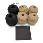 Picture of Kit Jute Bag with 1000gr Yarn. Choose Your Set Color!