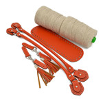 Picture of Kit Charms Shell Bag with 700gr Fibra Cord Yarn. Choose Your Set of Materials!