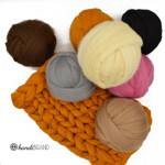 Picture of Kit Chunky Throw-Blanket 0.90x120cm. Choose Your Color!
