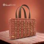 Picture of Kit Wool Bag Tote No.2 with Braids, Julia Handles and 900gr Wool Yarn. Choose Your Color!