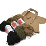 Picture of Kit Bowling Bag, Animal, Two Handles, Base & Zipper with 800gr Hearts Cord Yarn. Choose Your Set Color!