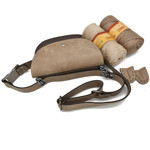 Picture of Kit Waist Bag Country,Vintage Cigar with Adjustable Belt and 200gr Midi Cord Yarn.