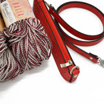 Εικόνα της Κit Zipper Full 25εκ,Vintage Κόκκινο με Νήμα Dalia 400γρ, Κόκκινο-Γκρι
