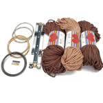 Picture of Kit Macrame Bag with 600gr Eco Hearts Cord Yarn. Choose Your Set!