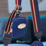 Picture of Kit Baby Prada Blue with Strap-27A and Heart Yarn 400gr Blue