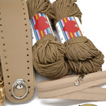 Picture of Kit Baby Prada Biege  with Strap-34 and Heart Yarn 400gr Biege Cigar