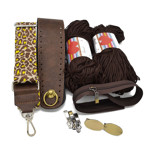Picture of Kit Baby Prada Wood Brown  with Strap-37 and Heart Yarn 400gr Brown