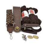 Picture of Kit Baby Prada Wood Brown  with Strap-35A and Heart Yarn 400gr Brown