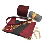 Picture of Kit Cadena with Snake Ornament and Chain Strap. Choose Your Set Color!