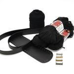 Picture of Kit Wool Bag No.1 with Braids. Choose Your Kit Color!