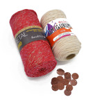 Picture of Kit Christmas Crochet Decorations, Bells/ Balls 4 τεμάχια. Choose Your Set Color!
