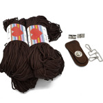 Picture of Kit MERYLIN Bag with Crochet Handle and 800gr Heart Yarn