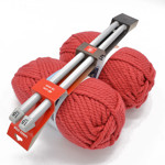 Picture of Kit Long Scarf Alpine Maxi and Kinitting Needles No15. Choose the Color!