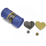 Εικόνα της Κιτ Mini Pochet Καρδιά με Νήμα Metal Cord 200γρ