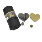 Picture of Kit Heart Mini Pochet  with Metal Cord Yarn 200g