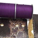 Picture of Kit Glamour Cover 25cm Mauve-Gray Snake with Metal Accessories and 600gr Tripolino Yarn, Mauve