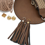 Picture of Kit Boho Cover Brown with 400gr(246) Hearts Cord Yarn/ GLAM Strap