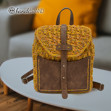 Picture of Kit Ginger Backpack with Crochet Cover and 1000gr Heart Yarn