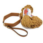 Picture of Kit FLEX Purse, 25cm with Wrist Handle, Braided Camel with 400gr Eco Rayon Cord Yarn, Biege (010)