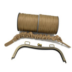 Picture of Kit Frame KATIA with Frou Frou Handle and Tripolino Cord Yarn. Choose Your Materials!