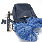 Picture of Kit Summer REGINA Innner Pouch with Zipper Pockets and Metal Eyelets with 200gr Raffia Yarn