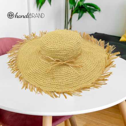 Picture of Straw Hat with Wide Brim