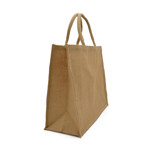 Picture of JUTE  Bag XLarge with Rounded Handles / 41X35X17cm