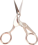 Picture of Stainless Pink Gold Stork Scissors / 12cm