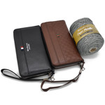 Picture of Kit Wallet with  Wrist Handle and Capri Metallic Yarn