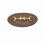 Picture of H Label handmade with Leather 10X5cm