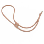 Picture of Eco Leather Draw Cord with Stopper and Metal Ends
