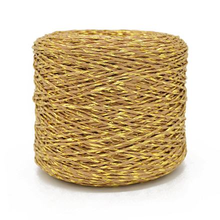 Picture of Straw Glitter Cord, Natural Product, 250gr, Crochet Hook No.3-4