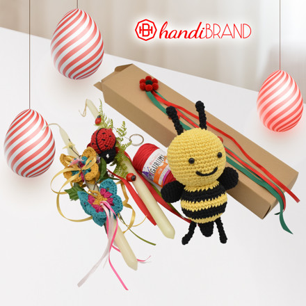 Picture of Kit No3 Easter Candles Bee Butterflies Ladybug