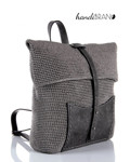 Picture of Kit Ginger Backpack with Eco-Leather Pocket Vintage Gray  with 700gr Fibra Yarn, Gray