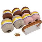 Picture of  Set Beachwear Kaftan/ Toiletry Bag/ Hair Bandana. Choose Your Color!