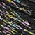 METAL-270-M - Multicolor Glitter Black