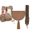 Picture of Kit Boho Cover Wood Brown with 400gr (246)Hearts Cord Yarn.
