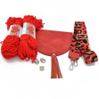 Picture of Kit Boho Cover Vintage Red with 400gr (115)Hearts Cord Yarn.