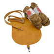 Picture of Kit Backpack, Vintage Mustard with 800gr Handibrand's Hearts Cord Yarn, Beige-Mustard