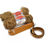 Picture of Kit Zipper Full 20 cm, Camel with 400gr Heart Yarn, Biege-Mustard