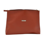 Picture of Leather Toiletry Bag with Zipper and Pocket 30X21cm