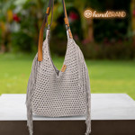Picture of Kit Boho Bag with Fringes with Inner Toiletry and Fibra Yarn 700gr