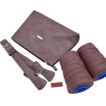 Picture of Kit Boho Bag with Fringes with Inner Toiletry and Fibra Yarn 700gr
