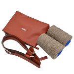 Picture of Kit Boho Bag with Fringes with Inner Toiletry and Fibra Yarn 700gr