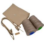 Picture of Kit Boho Bag with Fringes with Inner Toiletry and Fibra Yarn 700gr