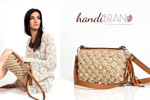 Picture of Kit Zipper Full 20 cm, Veneta Olive Green with 400gr Eco Heart Cord Yarn, Nude Pistachio (011)