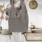 Picture of Kit Boho Bag with Fringes with Inner Toiletry and Fibra Yarn 700gr
