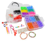 Εικόνα της Λαστιχάκια Easy Plexi Τριπλή Κασετίνα LOOM KIT Large τύπου Πλέξι Φλέξι