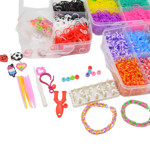 Εικόνα της Λαστιχάκια Easy Plexi Τριπλή Κασετίνα LOOM KIT Large τύπου Πλέξι Φλέξι