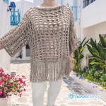 Εικόνα της Κιτ Μπλούζα Διχτυωτή με Κρόσσια Amore Cotton. Επέλεξε Χρώμα!